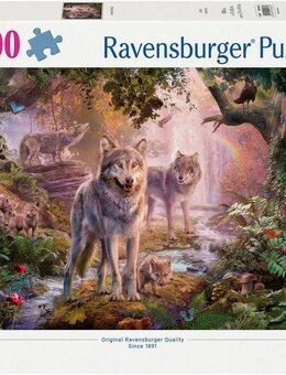 Ravensburger Puzzle Wolfsfamilie im Sommer, 1000 Puzzleteile, Made in Germany