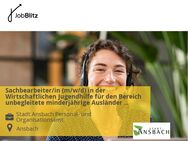 Sachbearbeiter/in (m/w/d) in der Wirtschaftlichen Jugendhilfe für den Bereich unbegleitete minderjährige Ausländer Teilzeit - Ansbach