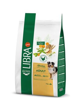 2 x 12 kg / 14 kg Libra Trockenfutter zum Sonderpreis! - Adult Huhn 2 x 14 kg