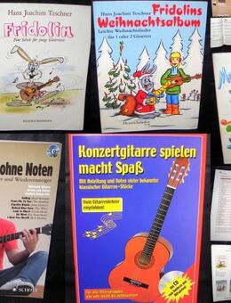 Verkaufe 7 Stück Gitarren -“Lehrbücher“ Gitarre spielen lernen - Schotten