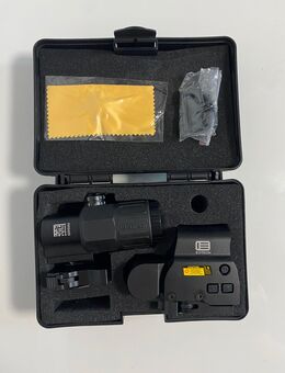 558 + G33 Red Dot Replica "EoTech" Sight + Magnifier Combo XPS Rotpunktvisier Leuchtpunktvisier Reddot - Rees