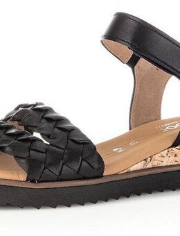 Gabor GENUA Sandalette, Sommerschuh, Sandale, Keilabsatz, mit Klettverschluss, Weite G