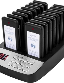 Restaurant Pager System Kundenrufsystem 16 Pager für Imbisswagen Bar Gastro Restaurant Foodtruck Bistro Kundensystem - Wuppertal