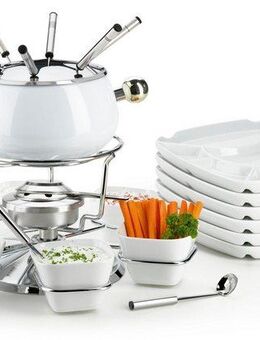 MÄSER Fonduetopf, Edelstahl (Set, 28-tlg)