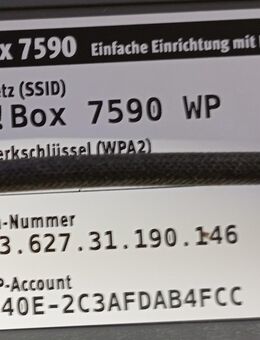 Fritz Box 7590 WP Gebraucht - Gelsenkirchen Ückendorf