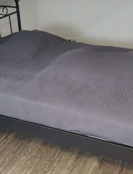Ikea Metall Bett abzugeben - Würzburg