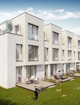Erstbezug! Großzügiges Reiheneckhaus mit Terrasse und Gartenanteil + Dachterrasse - Magstadt