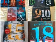 12 Krimis von James Patterson, Die 18. Entführung, Der 1. Mord, Die 2. Chance, Der 3. Grad, Die 4. Frau, Die 5. Plage - Baunatal