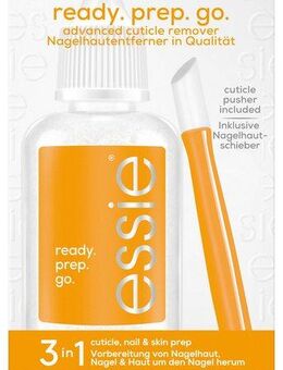 essie Nagelpflege-Set ready.prep.go., 2-tlg., mit Nagelhautentferner und Nagelhautschieber