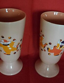 2 süße Becher für Kakao, heiße Milch, Eis, ..... - Hürth