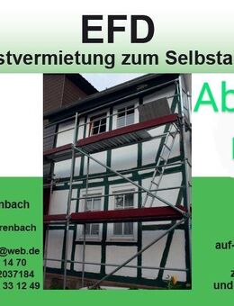 Gerüst Bau- Fassaden - Malergerüst mieten - Witzenhausen