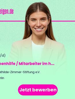 Küchenhilfe / Mitarbeiter im hauswirtschaftlichen Service (m/w/d) - Berlin