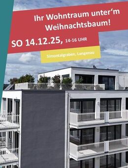 2-ZIMMER ETW IM 1. OG MIT BALKON - "WOHNEN IM PARK" IN LANGENAU - D08 - Langenau
