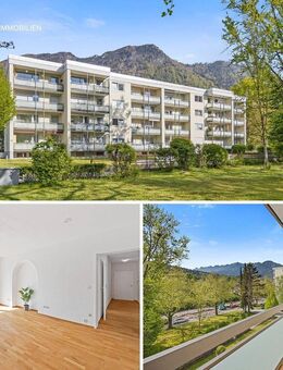 Großzügige 3½-Zimmer-Wohnung mit Loggia, Balkon und herrlichem Bergblick. - Bad Reichenhall