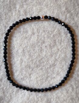 Turmalin Armband schwarz (Schörl) fac. 3 mm, 19,5 cm, neu - Altenkirchen (Rheinland-Pfalz)