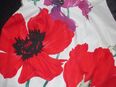Freizeitkleider NEU * Mohn- Blumen * Blüten * Flower- Power * Bustier * Korsagen * Cocktail * Kleid "Coast" Gr. 34- 36/ XS- S * weiss * rot * in 88499