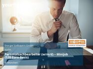 Personalsachbearbeiter (w/m/d) – Minijob (538-Euro-Basis) - München
