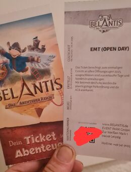 2 x Open Day Ticket Belantis Freizeitpark - Leipzig