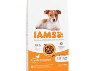 2 kg gratis! 12 kg IAMS Advanced Nutrition - Puppy Small / Medium Breed mit Huhn