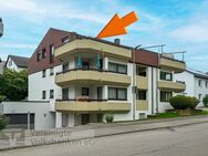 Sonnige Dachgeschosswohnung mit großzügiger Dachterrasse und schönem Ausblick - Dettingen (Erms)