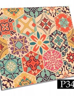 9x Selbstklebende PVC-Fliesen, 30x30 cm, COLOR PATCHWORK - Ingolstadt