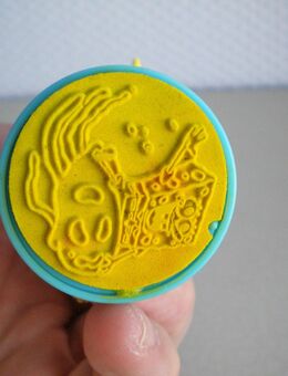 Sponge Bob-Stempel-2001,Viacom,Flying Colors Toy,ca. 8 cm - Linnich