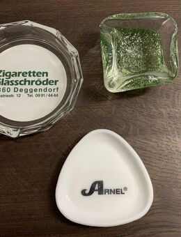Diverse Aschenbecher aus Glas / Keramik - Vilshofen (Donau) Zentrum