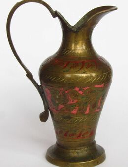 Messing-Vase mit Henkel , Indien, ca. 1960er-Jahre - Münster