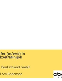 Fachverkäufer (M/W/D) in Vollzeit/Teilzeit/Minijob - Radolfzell (Bodensee)