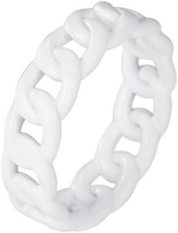 Firetti Fingerring Schmuck Geschenk Edelstahl Ring Damenring Herrenring Panzerkette Color
