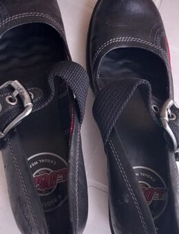 ballerinas, schwarz, gr. 39, s. oliver, riemchen, slippers, damenschuhe - Erfurt