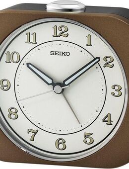 Seiko Quarzwecker QHE195B Wecker, Schlafzimmer, Geschenkidee, Piepalarm, durchlaufende Sekunde