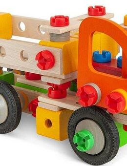 Eichhorn Constructor Kranwagen Konstruktionsspielsteine, (170 St), Made in Germany, FSC®- schützt Wald - weltweit