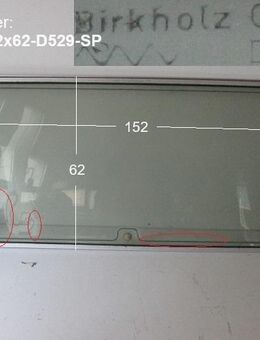 Wohnwagenfenster Birkholz ca 152 x 62 GR/R D529 grün Sonderpreis - Schotten Zentrum