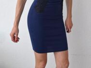 Damen Kleid Stretch blau Spitze S 36 - Fulda