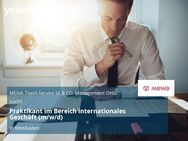 Praktikant im Bereich internationales Geschäft (m/w/d) - Wiesbaden