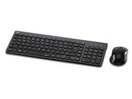 Hama Funktastatur Maus Set, Schwarz, Kabellos Tastatur- und Maus-Set, (Set), Tastatur/Maus-Set, Funk