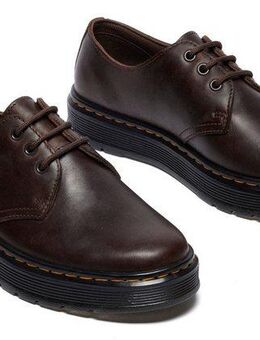 DR. MARTENS BROOKLINE LO LEDER SCHUHE Schnürschuh Freizeitschuh, Halbschuh, mit Luftkammern Laufsohle