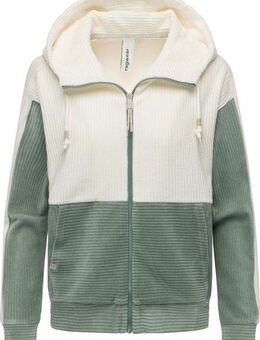 Ragwear Sweatjacke Colbien Cordy Gemütliche Damen Cordjacke aus kuschelig angerautem Kord