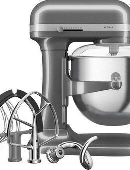 KitchenAid Küchenmaschine 5KSM70SHXEMS Medaillon Silber, 375 W, 6,6 l Schüssel