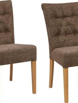 Home affaire Polsterstuhl Queen (Set, 4 St), Esszimmerstuhl mit Knopfheftung, 2er, 4er oder 6er-Set