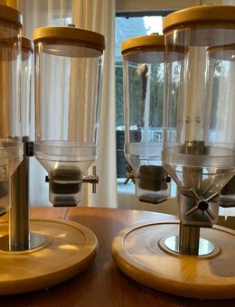 APS Müslispender ROTATION 2x Cerealienspender 3x4,5 L Buche – Gas - Bad Orb Zentrum