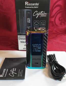 Ijoy Captain PD18650 Rainbow, gebraucht. FP. 40€. Leider muss ich meine private Sammlung verkleinern🫣 🤔🙂. Akkuträger, E-Zigarette, Vape, Mod Box. - Bühl