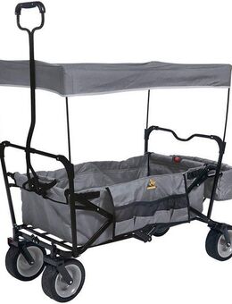 Pinolino® Bollerwagen Paxi, grau, BxTxH: 124x59x66 cm