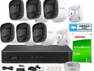 Uniarch IP Überwachungsset 5 MPx 6 PoE-Außenkameras 5MP CCTV-Kit KIT-IPC-B125-PF28 mit 1TB Festplatte - Wuppertal