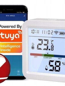 SmartHome Klarer LCD-Zigbee-Tuya-Temperatur-Feuchtigkeitssensor - Ingolstadt
