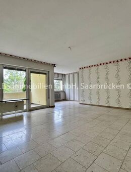 Lichtdurchflutete 3-Zimmer-Wohnung mit Balkon, Garage und viel Potenzial - Saarbrücken