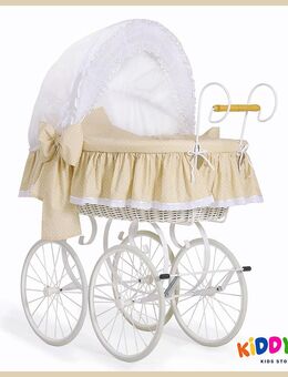 ab 16,67 €/Monat – 0% Finanzierung möglich Nostalgiestubenwagen Weiß/Beige – MADE IN EUROPE - Mainz
