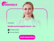 Medientechnologe/in Druck - Offsetdrucker/in (m/w/d) - Gronau (Leine)