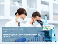 Technologe für Oberflächenbehandlung (m/w/d) - Emmering (Landkreis Fürstenfeldbruck)